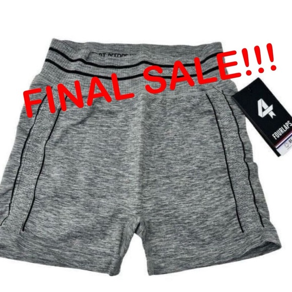 Fourlaps Pants - ❌CLEARANCE❌Fourlaps Aero Seamless Athletic Short 3” | Heather Grey | NEW/NWT☑️👟